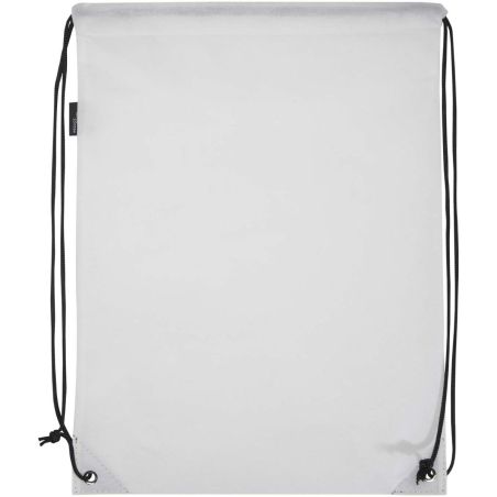 Bolsa de tela sin tejer de material reciclado GRS con cordón de 5 l Personalizada 6130080