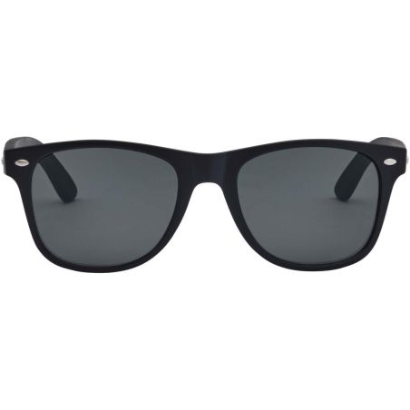 Gafas de sol de bambú con revestimiento en negro Personalizada 6127054