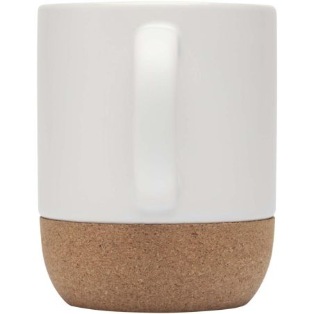 Taza de cerámica para sublimación de 300 ml con detalles de corcho Personalizada 6100846