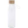 Botella de cristal de 500 ml con asa de silicona y tapa de bambú Personalizada 6100853 - Imagen 2