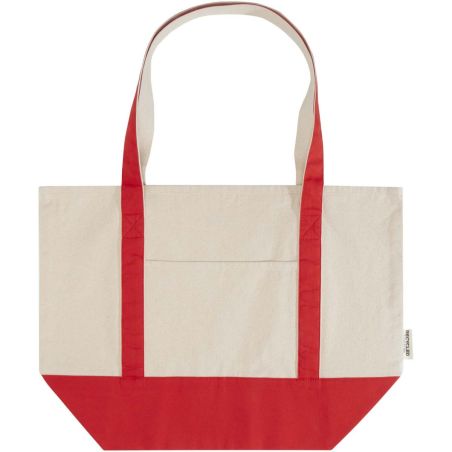 Bolsa Tote de algodón reciclado GRS de 320 g/m² Personalizada 6120749