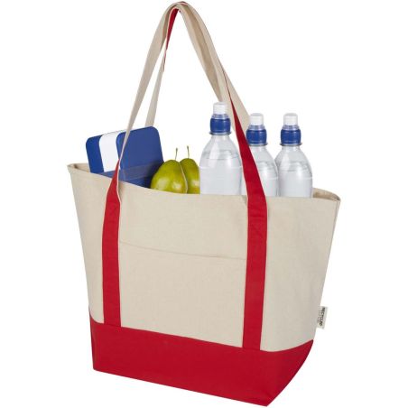 Bolsa Tote de algodón reciclado GRS de 320 g/m² Personalizada 6120749