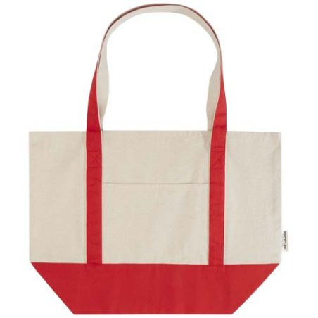 Bolsa Tote de algodón reciclado GRS de 320 g/m² Personalizada 6120749