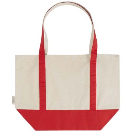 Bolsa Tote de algodón reciclado GRS de 320 g/m² Personalizada 6120749