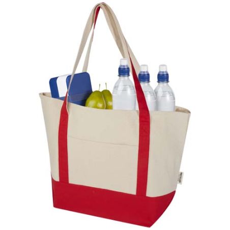 Bolsa Tote de algodón reciclado GRS de 320 g/m² Personalizada 6120749