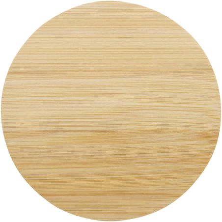 Taza de vidrio de 250 ml con tapa de bambú Personalizada 6113419