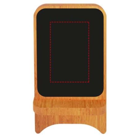 Cargador inalámbrico de madera de 15 W luminoso Personalizado 62PX062