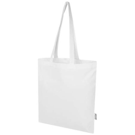 Bolsa Tote de 7 L de algodón reciclado de 140 g/m² con certificado GRS Personalizada 6120760