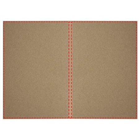 Libreta A5 de tapa blanda craft con 100 hojas de papel reciclado Personalizada 6210264