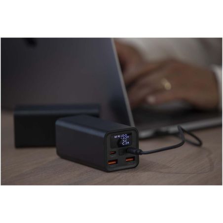 Batería externa para portátil de aluminio reciclado de 20 000 mAh y 70 W Personalizada 6124440