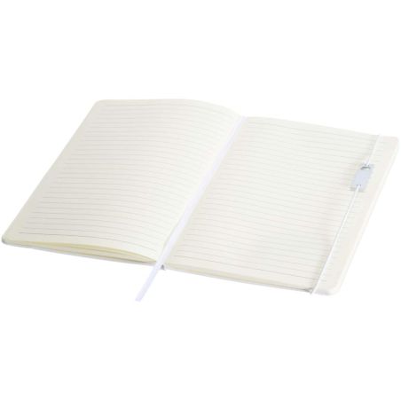Set de libreta de tapa dura A5 y rollerball Personalizada 6106258