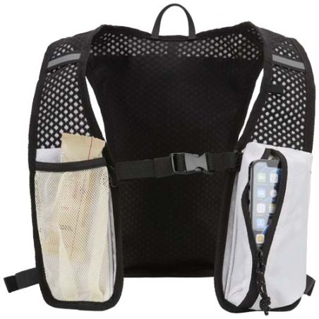 Chaleco de running de material reciclado con certificado GRS y mochila de hidratación de 5 L Personalizada 6130098