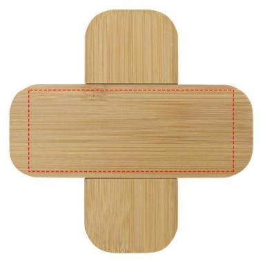 Salvamanteles de bambú pequeño Personalizado...