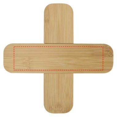 Salvamanteles de bambú grande Personalizado...