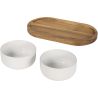 Set de bandeja de madera y cuencos de cerámica Personalizada 6126405 - Imagen 3