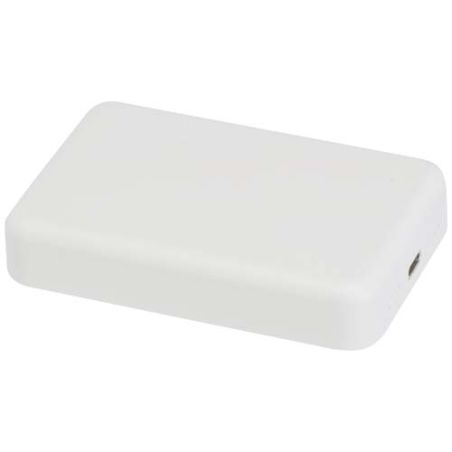 Batería externa inalámbrica magnética de 10 000 mAh y 15 W con PD de 20 W fabricada con plástico reciclado Personalizada 6124442