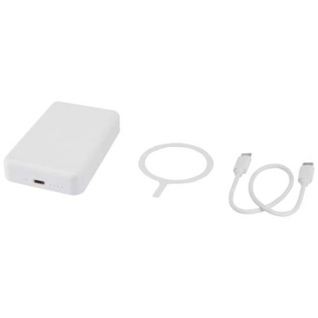 Batería externa inalámbrica magnética de 10 000 mAh y 15 W con PD de 20 W fabricada con plástico reciclado Personalizada 6124442