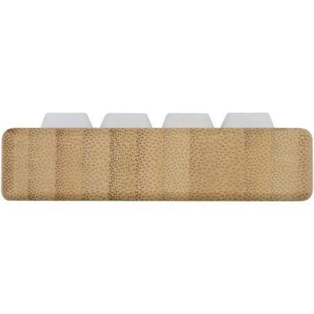 Soporte para teléfono de plástico reciclado con juguete y detalles de bambú Personalizado 6124466