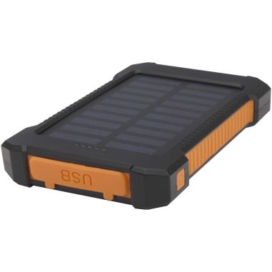 Batería externa solar de 5000 mAh y 10 W de...
