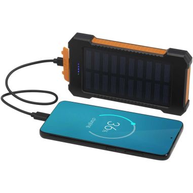 Batería externa solar de 5000 mAh y 10 W de...