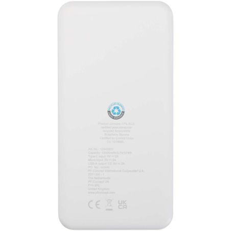 Batería externa de plástico reciclado de 10 000 mAh y 10 W Personalizada 6124458