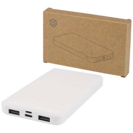 Batería externa de plástico reciclado de 10 000 mAh y 10 W Personalizada 6124458