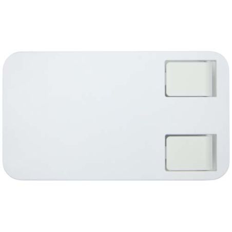 Soporte para teléfono plegable de plástico reciclado con soporte metálico para escritorio Personalizado 6124467