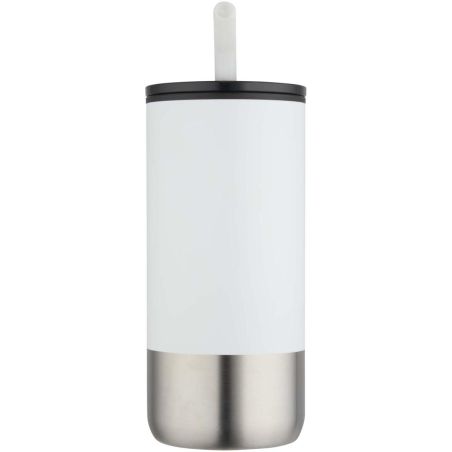 Vaso con aislamiento de 480 ml con certificado RCS y pajita Personalizado 6100918