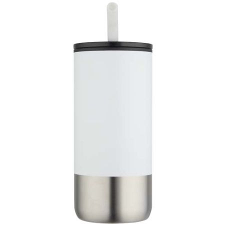 Vaso con aislamiento de 480 ml con certificado RCS y pajita Personalizado 6100918