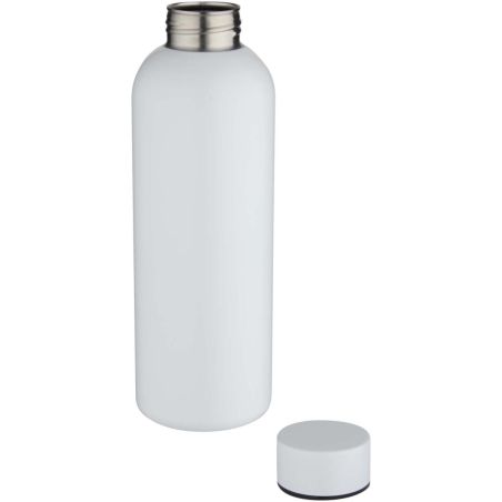 Botella de agua de 750 ml de acero inoxidable reciclado con pared simple y certificado RCS Personalizada 6100920