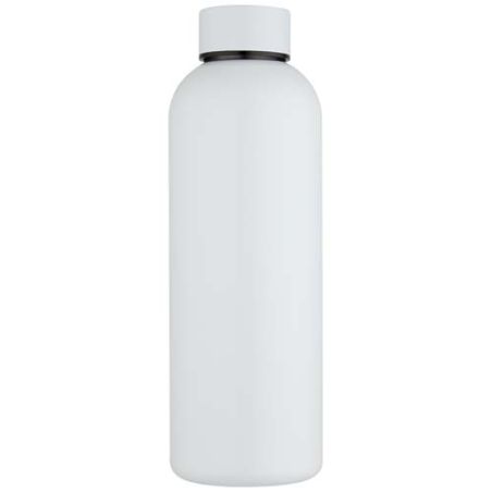 Botella de agua de 750 ml de acero inoxidable reciclado con pared simple y certificado RCS Personalizada 6100920