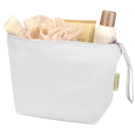 Bolsa de aseo grande de 3 l algodón orgánico OCS de 180 g/m² Personalizada 6120785