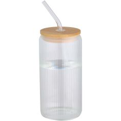 Jarra de 500 ml de vidrio borosilicato de pared simple...