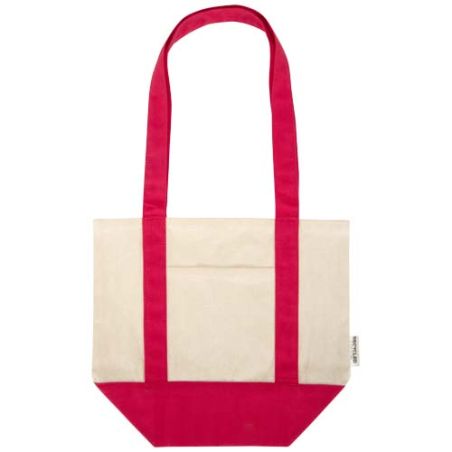 Bolsa Tote mini de algodón reciclado GRS de 320 g/m² Personalizada 6120800