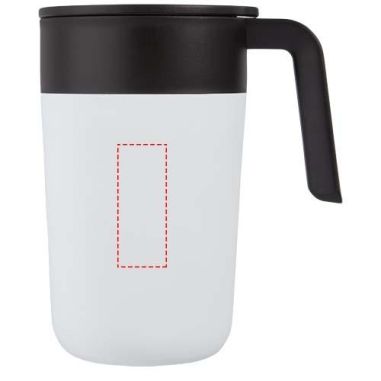 Taza de 400 ml con doble pared reciclada Personalizada 6100731