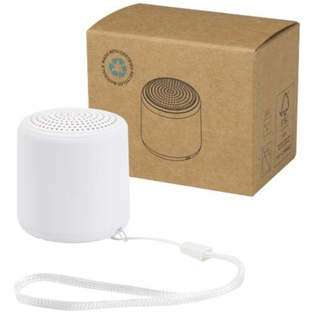 Altavoz inalámbrico Bluetooth® de plástico reciclado de 3 W Personalizado 6124485