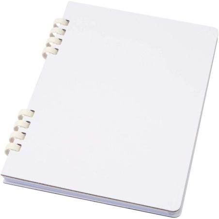 Cuaderno A5 tapa dura con espiral de material reciclado RCS Personalizado 6107046