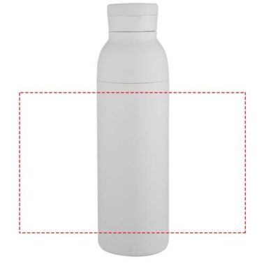 Botella de 650 ml con doble pared aislante de acero inoxidable reciclado RCS Personalizada 6100838