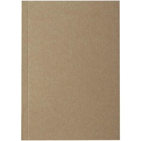Libreta A6 de tapa blanda craft con 100 hojas de papel reciclado Personalizada 6210266