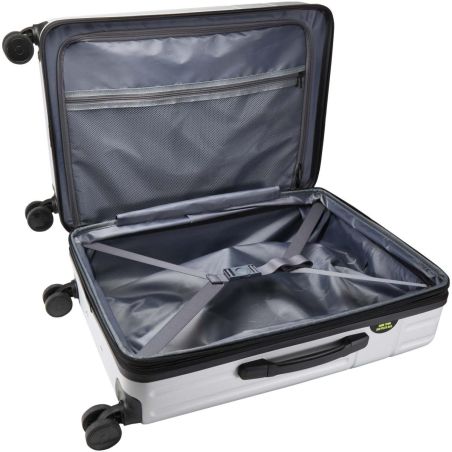 Maleta expandible de 24” y 70 l de material reciclado GRS “Rover” Personalizada 6130097