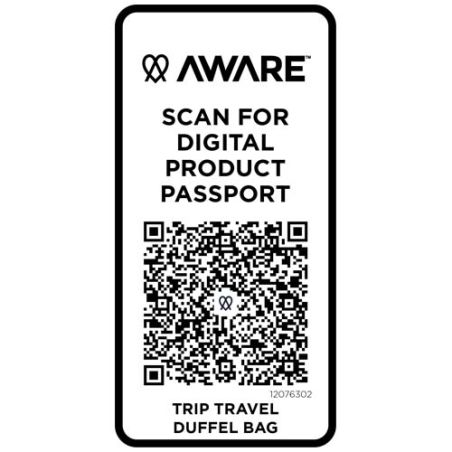 Bolsa de lona reciclada de viaje de 42 litros Personalizada 6120763