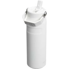 Botella de agua con pajita abatible Stanley IceFlow personalizada