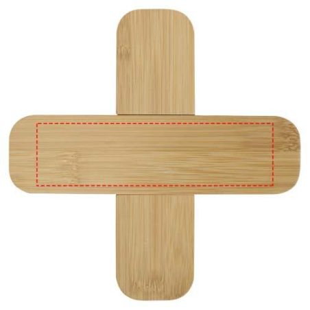 Salvamanteles de bambú grande Personalizado 6126364