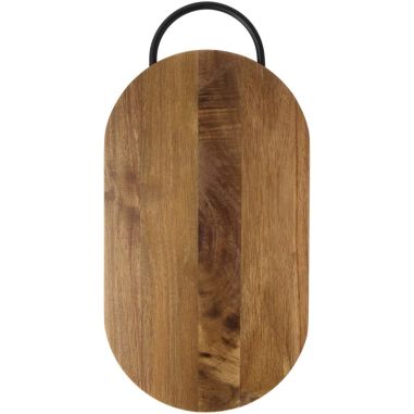 Tabla de cortar de madera de acacia con mango...