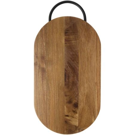 Tabla de cortar de madera de acacia con mango Personalizada 6126392