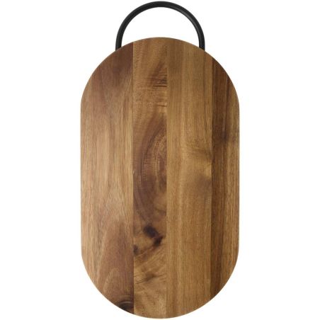 Tabla de cortar de madera de acacia con mango Personalizada 6126392