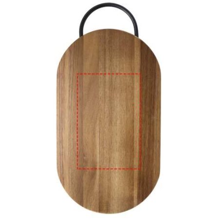Tabla de cortar de madera de acacia con cuchillo para pan Personalizada 6126393