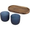 Set de bandeja de madera y vasos de vidrio acabado mate Personalizado 6126402 - Imagen 12