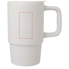 Taza Cerámica 450 ml con Tapa Personalizada | Goodie