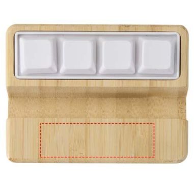 Soporte para teléfono de plástico reciclado con...